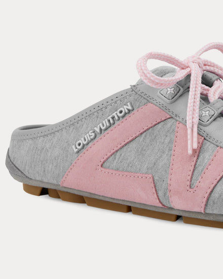 Louis Vuitton LV Sneakerina Open Back Grey Slip On Sneakers - 3