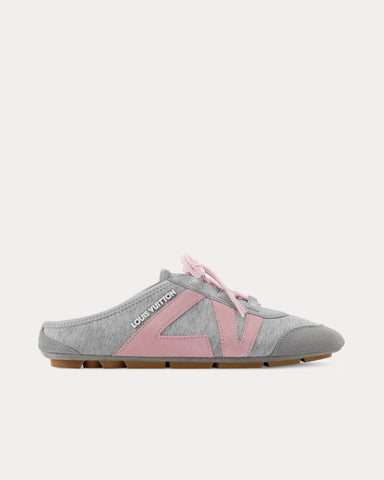 Louis Vuitton LV Sneakerina Open Back Grey Slip On Sneakers