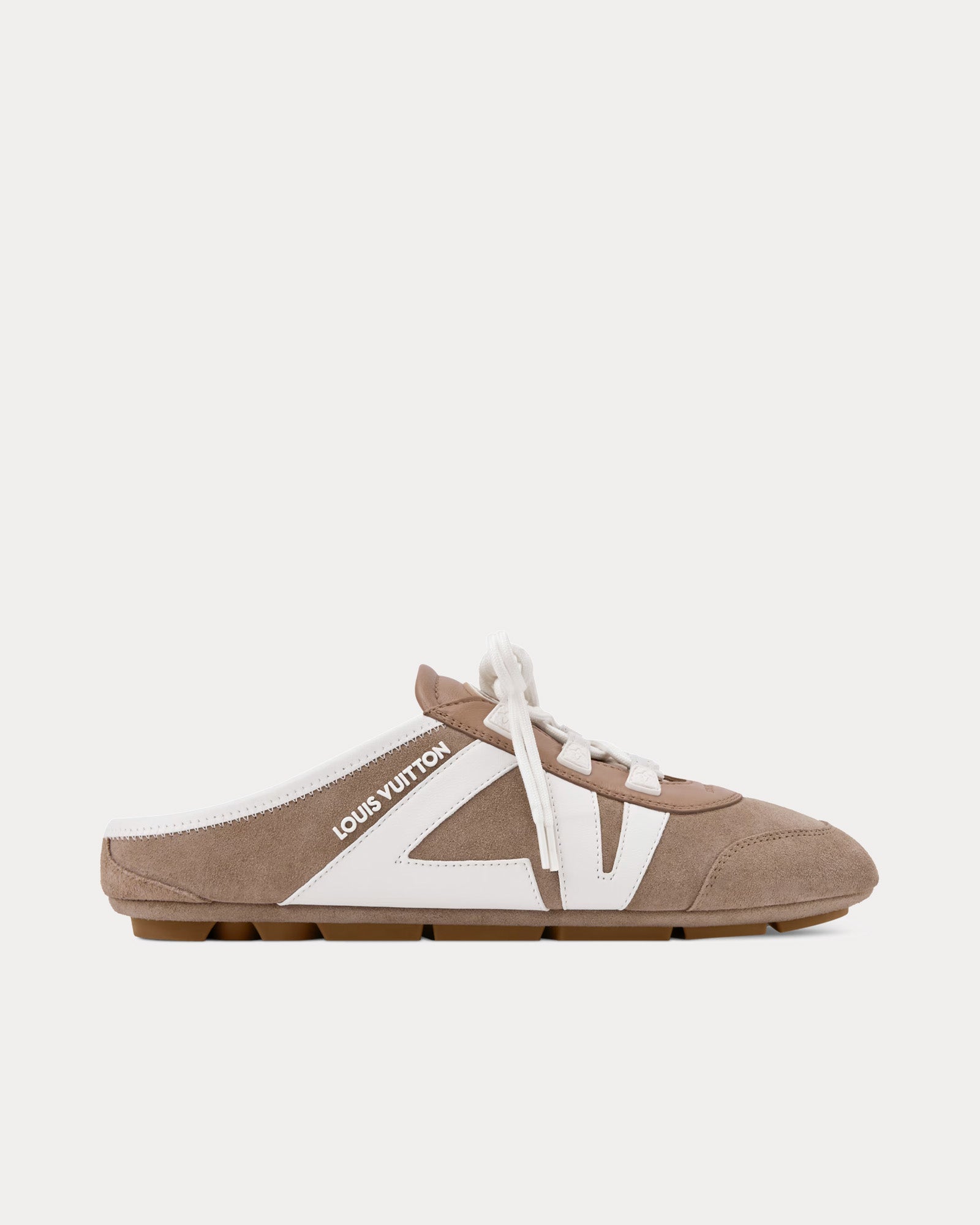 Louis Vuitton Women's LV Sneakerina Open Back Hazelnut Brown Slip