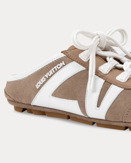 Louis Vuitton Women's LV Sneakerina Open Back Hazelnut Brown Slip
