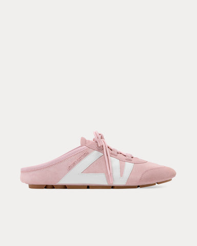 Louis Vuitton LV Sneakerina Open Back Rose Clair Pink Slip On Sneakers