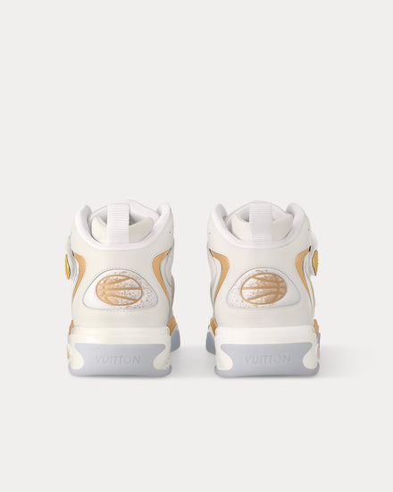 Louis Vuitton LV Trainer 2.0 Gold Mid Top Sneakers - 4