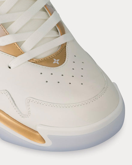 Louis Vuitton LV Trainer 2.0 Gold Mid Top Sneakers - 6