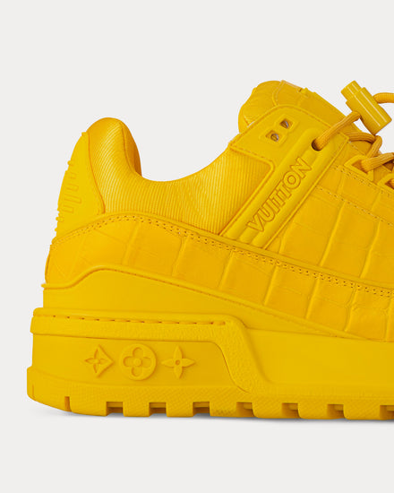 Louis Vuitton Men's LV Trainer Maxi Alligator-Printed Calf Leather