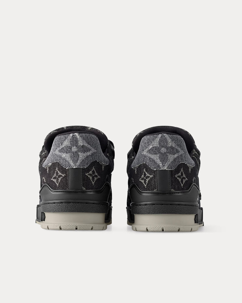 Louis Vuitton LV Trainer Monogram Denim Black Low Top Sneakers
