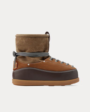 Louis Vuitton LV Yeti Mid Brown Boots