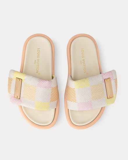 Louis Vuitton Pool Pillow Flat Comfort Light Pink Mules - 2