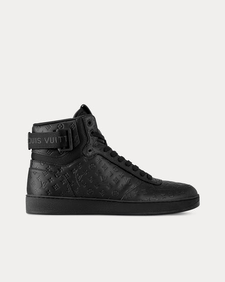 Louis Vuitton Black High Top Sneakers Louis Vuitton Black Damier