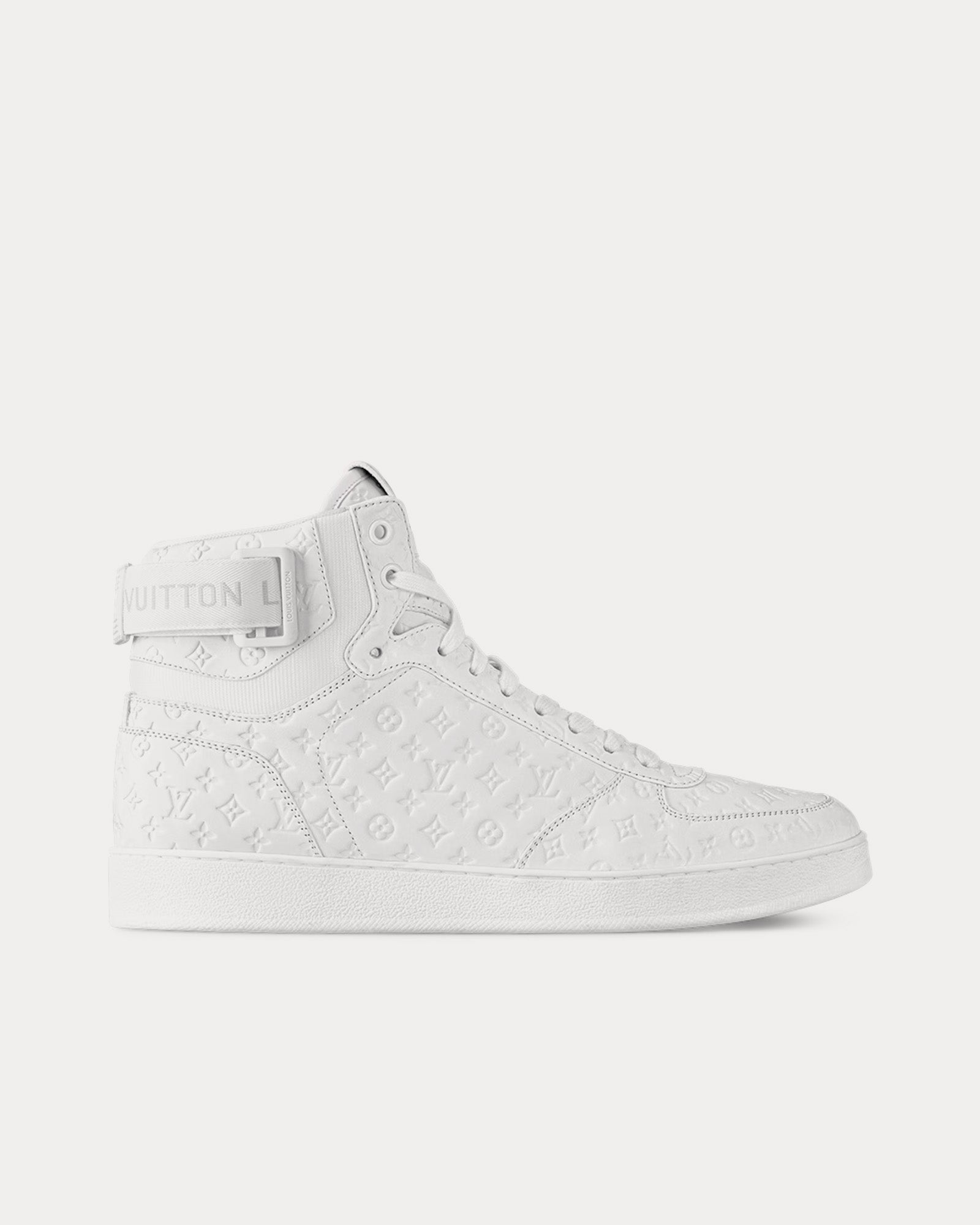 Louis Vuitton Rivoli Sneaker Boot White High Top Sneakers - Sneak