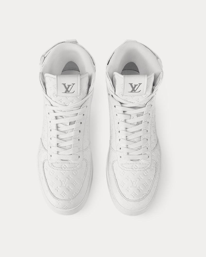 Louis Vuitton Rivoli Sneaker Boot White High Top Sneakers - 2