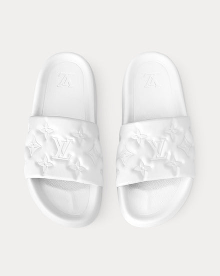 Louis Vuitton Waterfront White Mules - 2