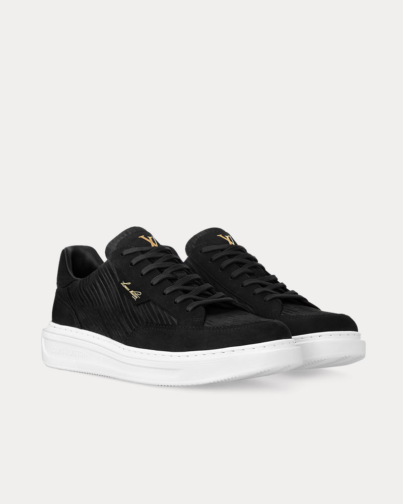 Louis Vuitton Men's Beverly Hills Black Low Top Sneakers