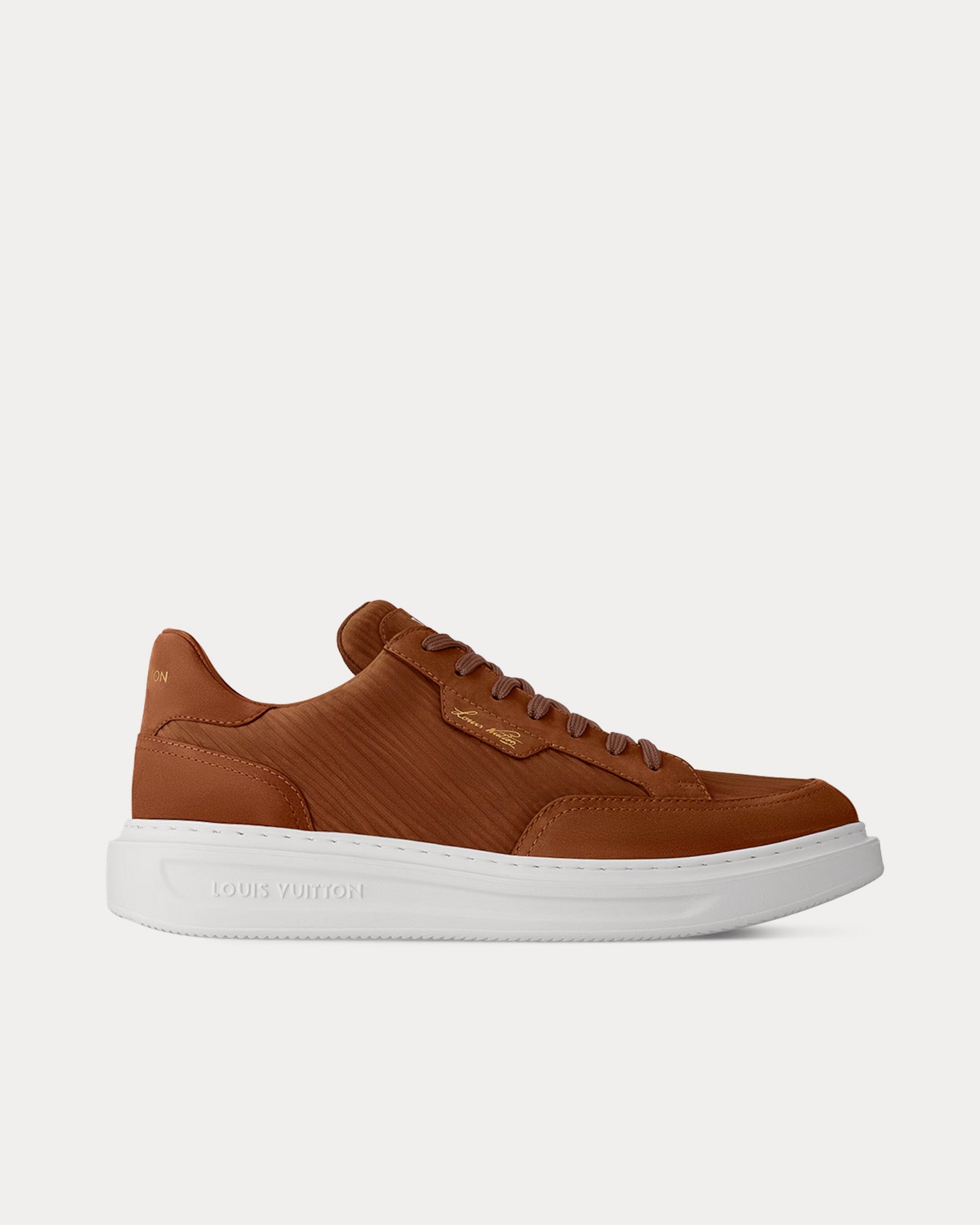 Louis Vuitton Men's Beverly Hills Moka Low Top Sneakers