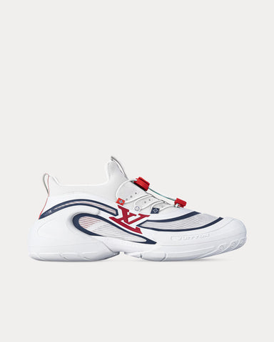 Louis Vuitton LV Barracuda 'America's Cup' White / Navy Blue / Red Low Top Sneakers