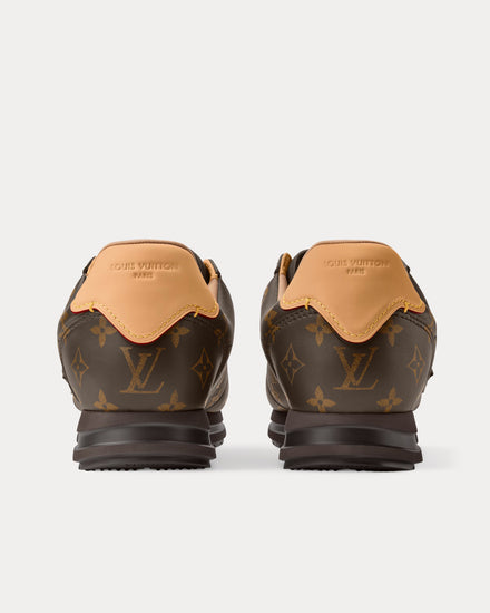 Louis Vuitton LV Buttersoft Monogram-Printed Brown Low Top Sneakers - 4