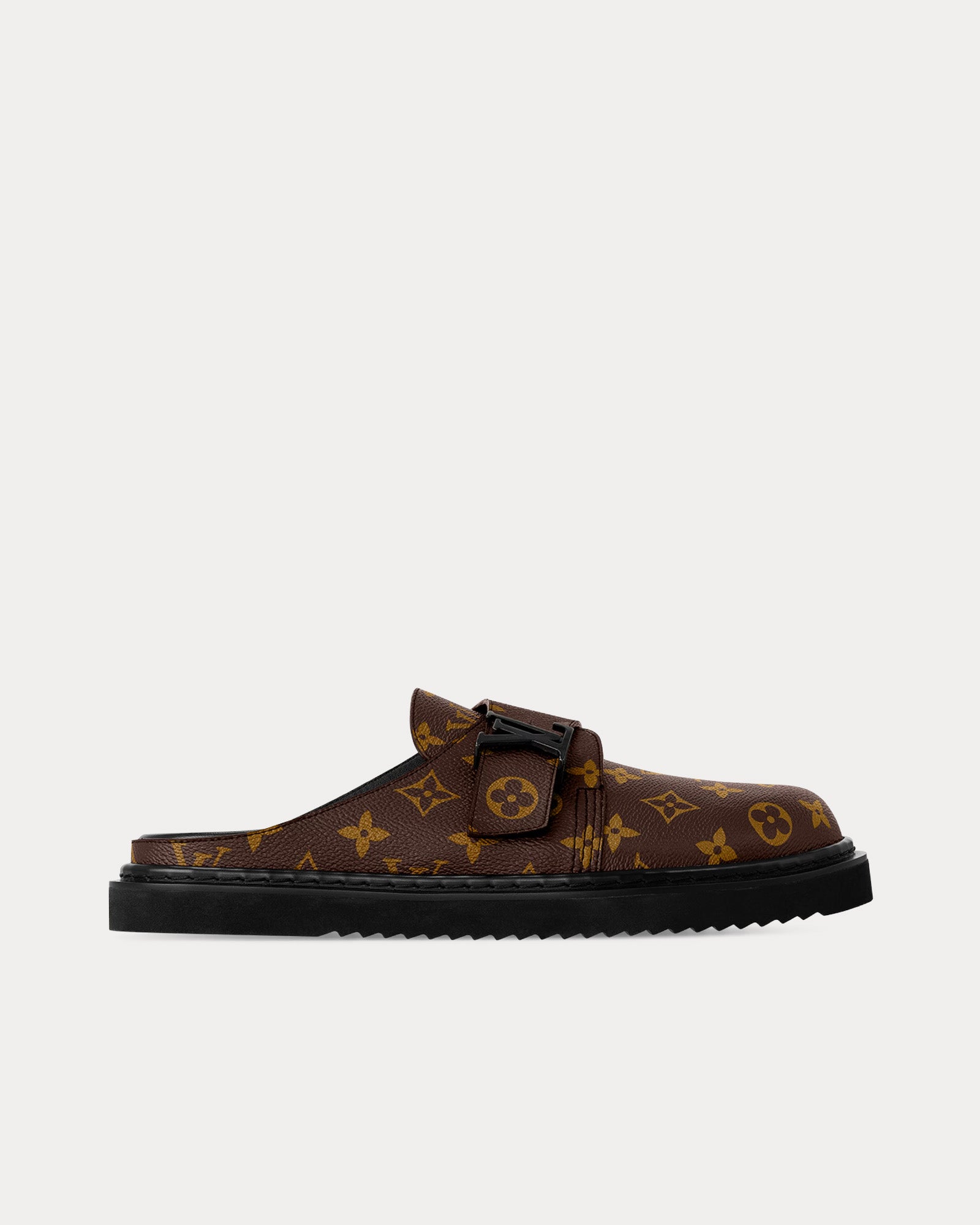 Louis Vuitton Men's LV Easy Monogram Brown Mules
