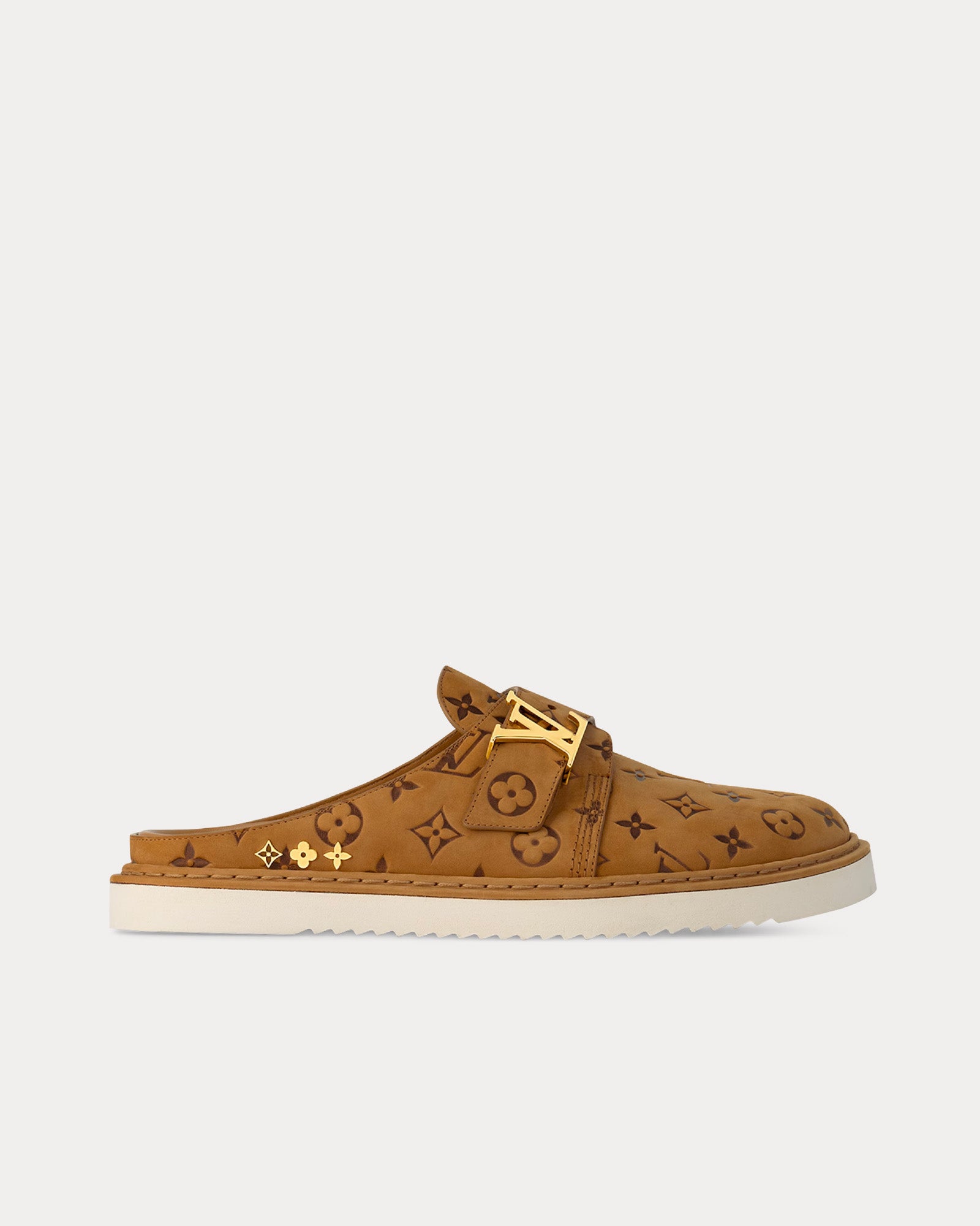 Louis Vuitton Men's LV Easy Monogram-Embossed Leather Beige
