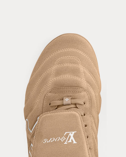 Louis Vuitton LV Footprint Soccer Trainer Beige Low Top Sneakers - 5