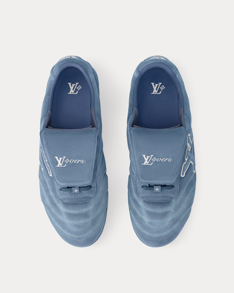 Louis Vuitton LV Footprint Soccer Trainer Black Low Top Sneakers - 2