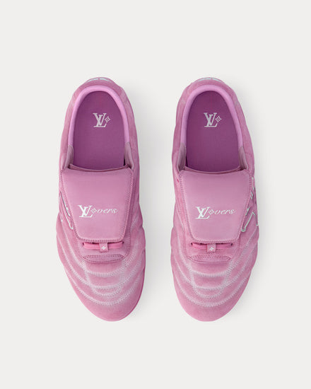 Louis Vuitton LV Footprint Soccer Trainer Rose Low Top Sneakers - 2