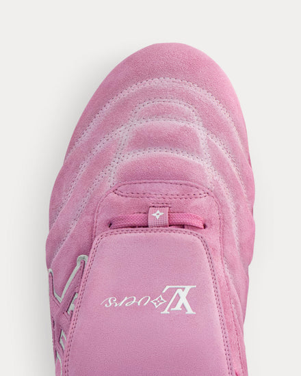 Louis Vuitton LV Footprint Soccer Trainer Rose Low Top Sneakers - 4
