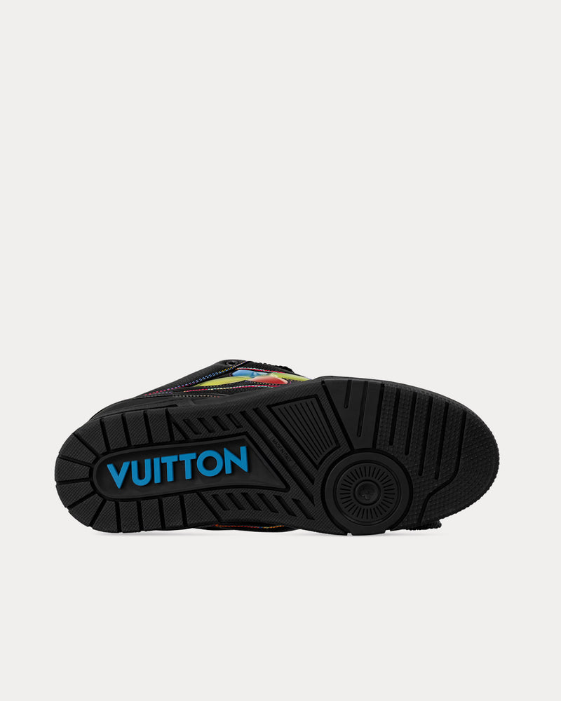 Louis Vuitton LV Skate 'Gradient Monogram' Grained Leather Black Low Top Sneakers - 5