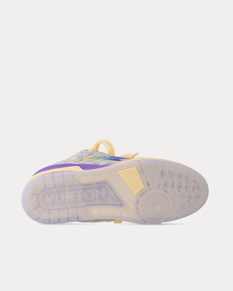 Louis Vuitton LV Skate 'Gradient Monogram' Gradient Damier Denim Purple Low Top Sneakers - 5