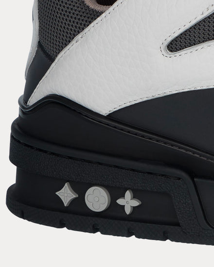 Louis Vuitton LV Skate Leather & Technical Mesh Anthracite Low Top Sneakers - 6