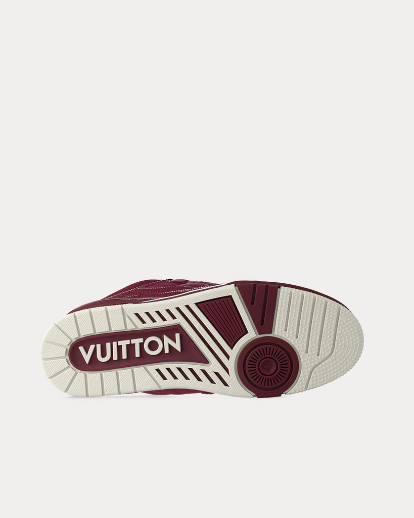 Louis Vuitton LV Skate Leather Bordeux Low Top Sneakers - Sneak in Peace