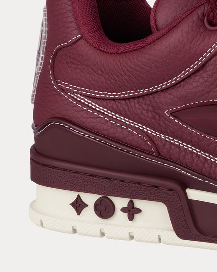 Louis Vuitton LV Skate Leather Bordeux Low Top Sneakers - 6