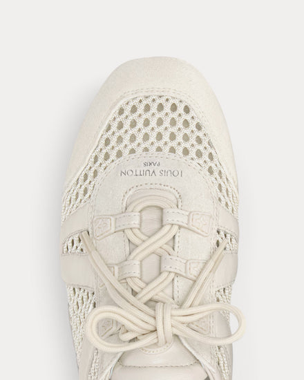 Louis Vuitton LV Sneakerina Ecru White Low Top Sneakers - 6