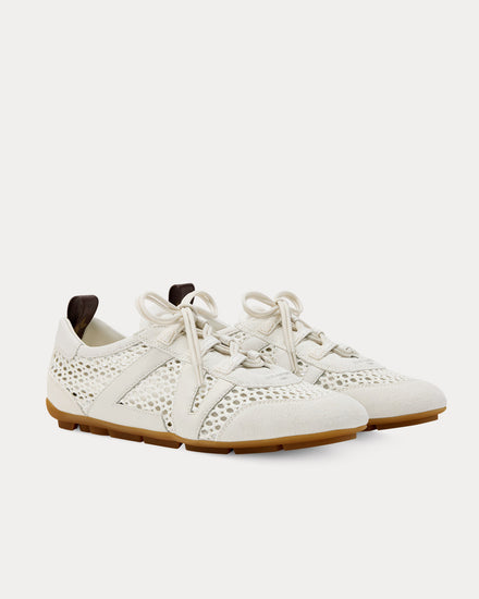 Louis Vuitton LV Sneakerina Ecru White Low Top Sneakers - 3