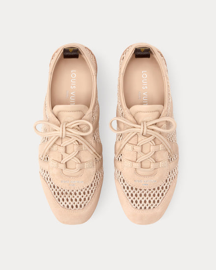 Louis Vuitton LV Sneakerina Powdery Pink Low Top Sneakers - 2