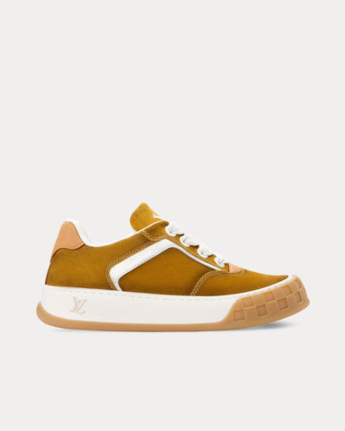 Louis Vuitton LV Tilted Cognac Low Top Sneakers