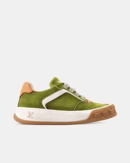 Louis Vuitton LV Tilted Green Low Top Sneakers - 1