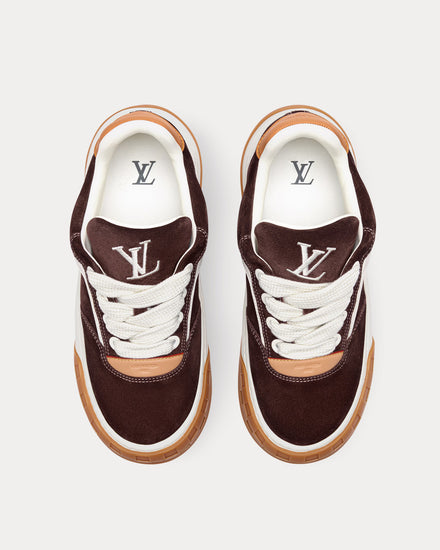 Louis Vuitton LV Tilted Brown Low Top Sneakers - 2