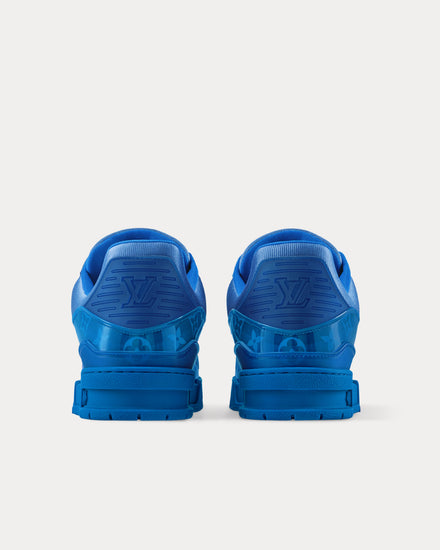 Louis Vuitton LV Trainers Monogram-Printed Translucent PVC Blue Low Top Sneakers - 4