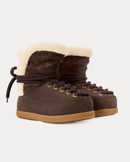 Louis Vuitton LV Yeti Suede Brown Boots - 3