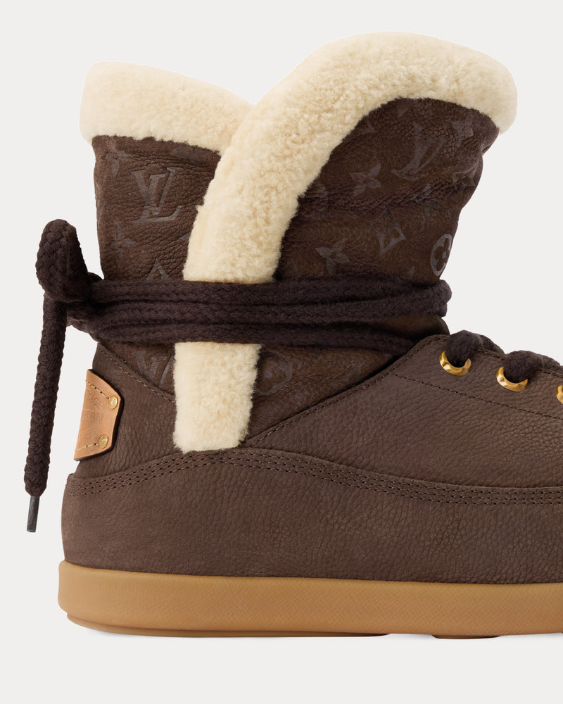 Louis Vuitton LV Yeti Suede Brown Boots - 6
