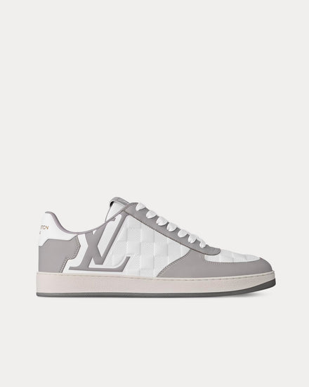Louis Vuitton Rivoli Grey / White Low Top Sneakers - 1