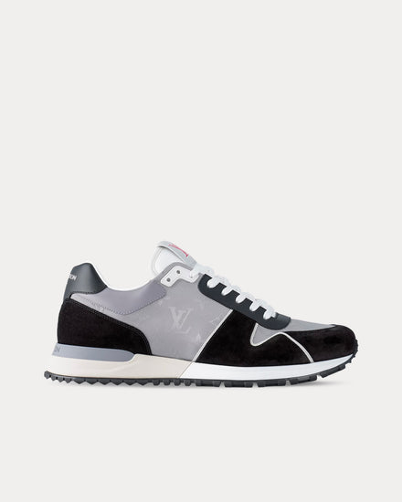 Louis Vuitton Run Away Suede Black Low Top Sneakers - 1