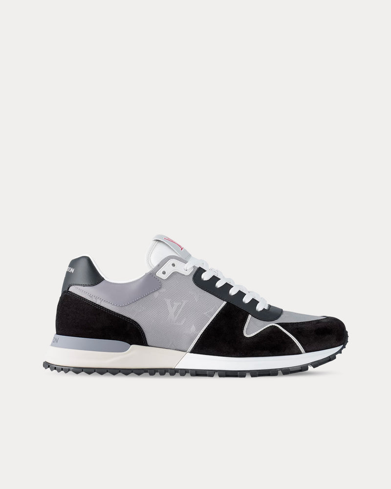 Louis Vuitton Run Away Suede Black Low Top Sneakers - 1