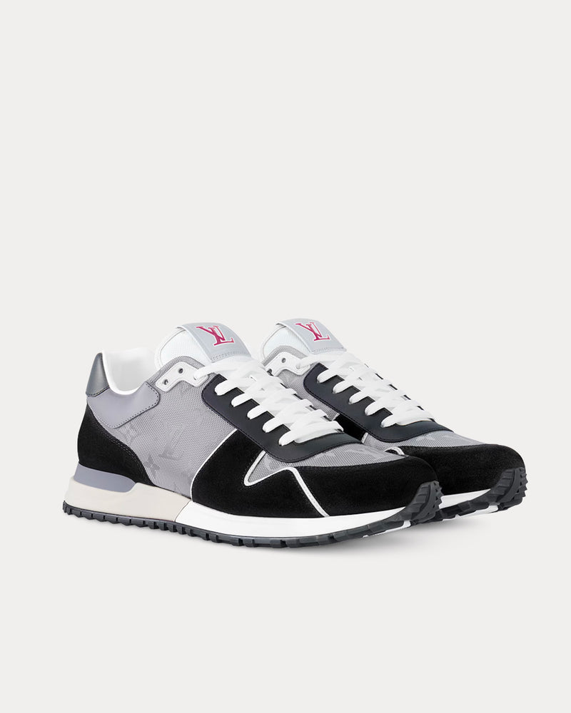 Louis Vuitton Run Away Suede Black Low Top Sneakers - 3
