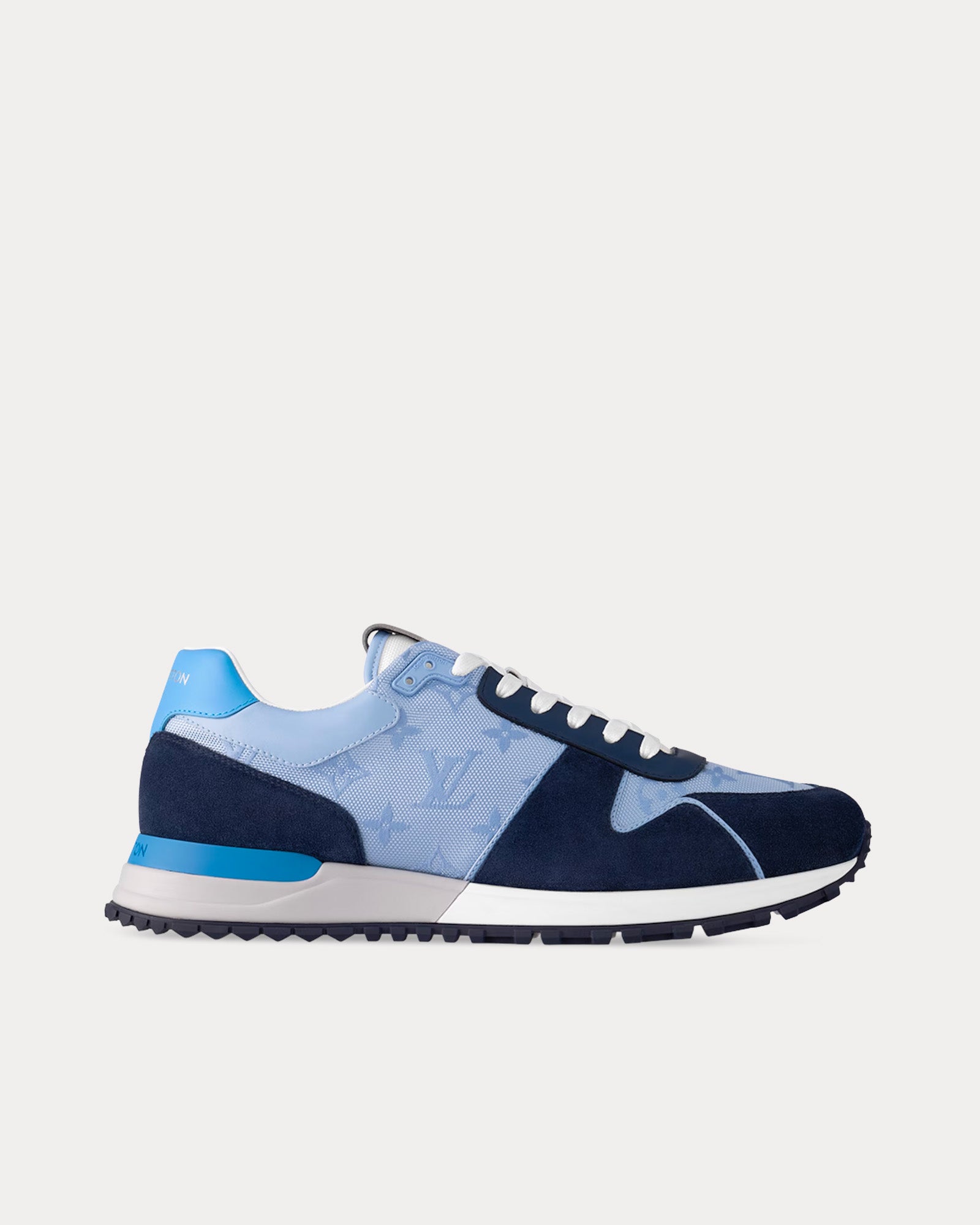 Louis Vuitton Men's Run Away Suede Blue Low Top Sneakers \u0026 Trainers