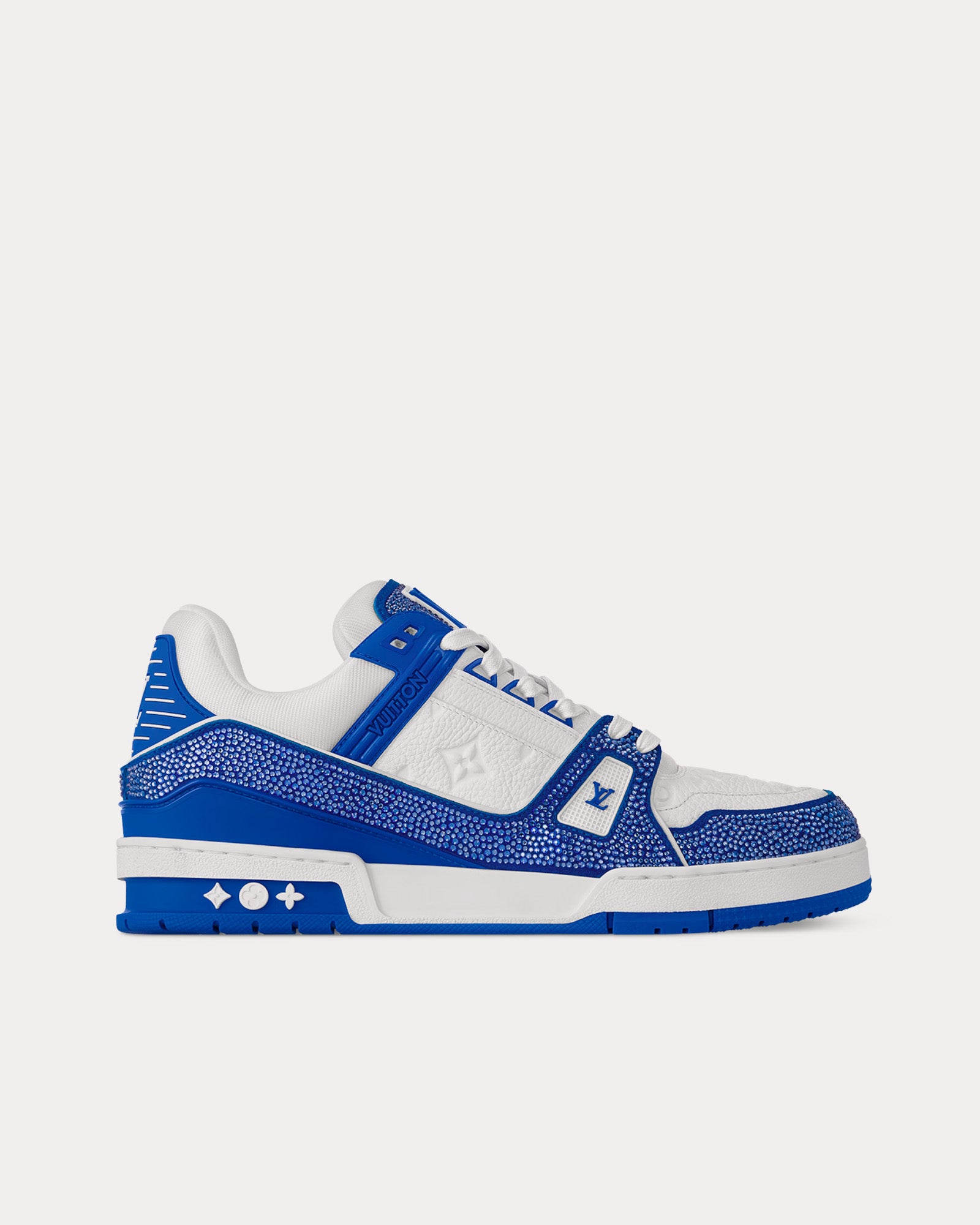 Louis Vuitton Men's LV Trainers Swarovski Crystals & Monogram-Embossed ...