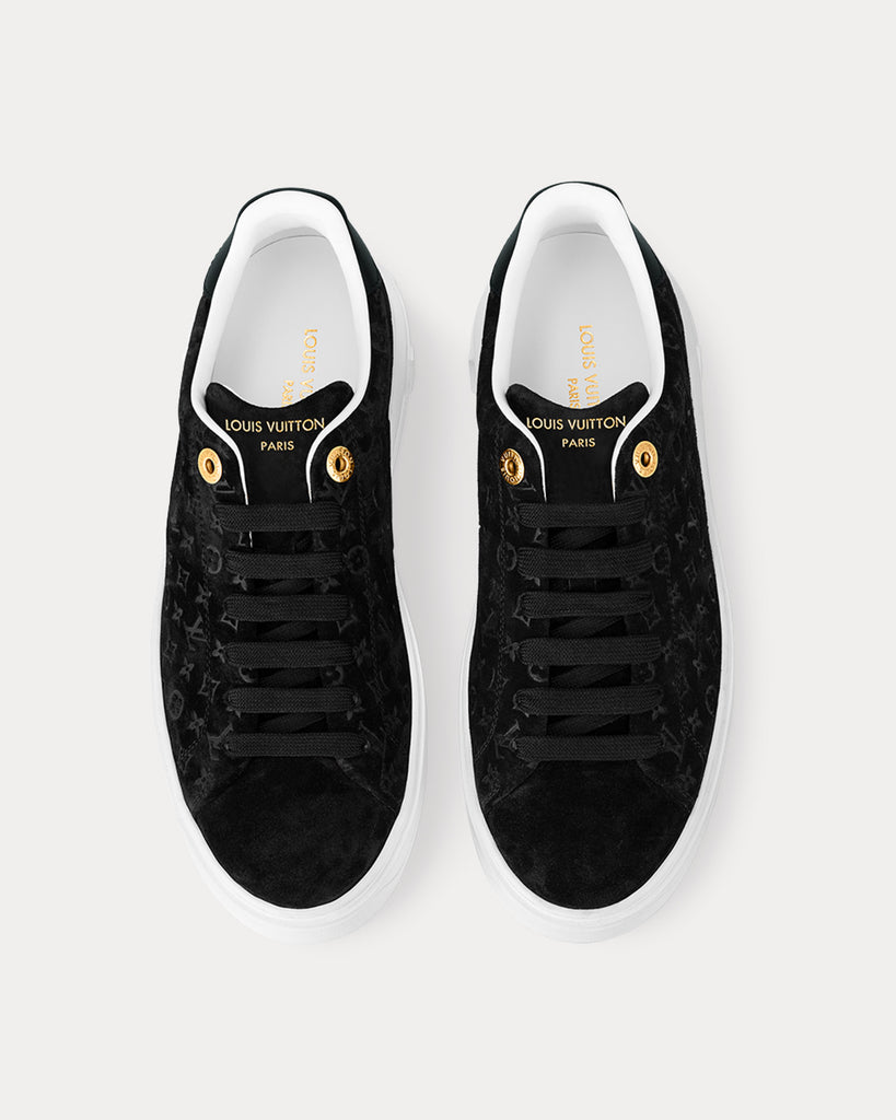 Louis Vuitton Time Out Black Low Top Sneakers - Sneak in Peace