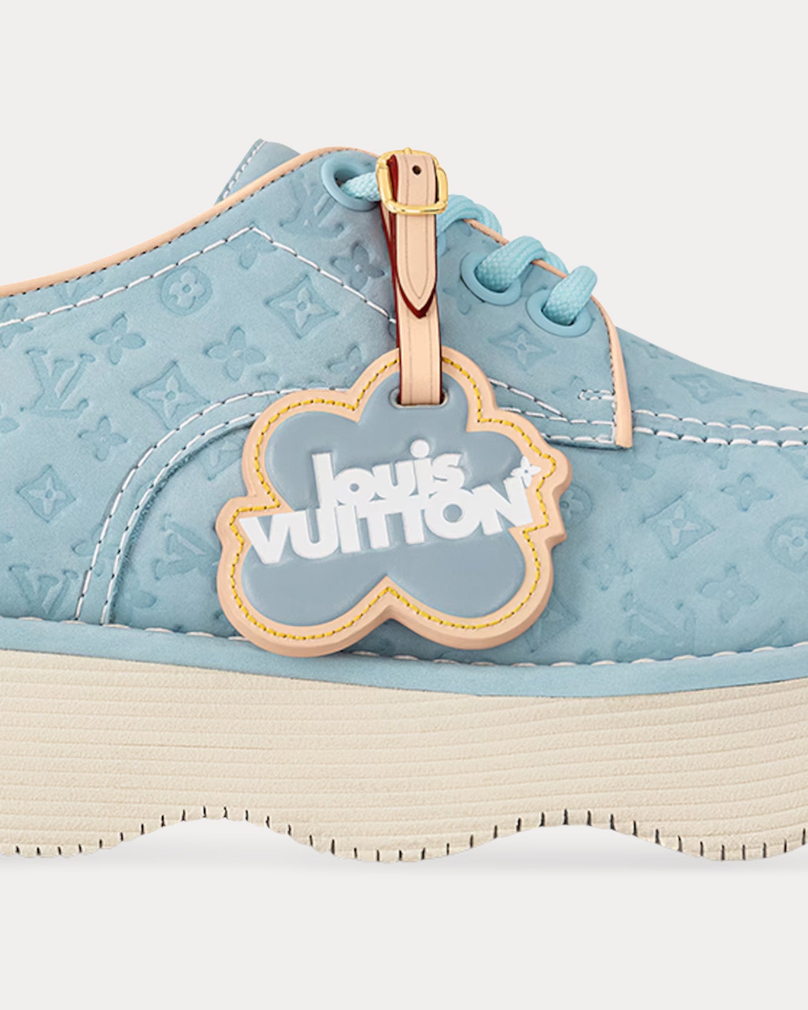 Louis Vuitton x Tyler the Creator LV Derbies Blue Shoes Sneak in Peace