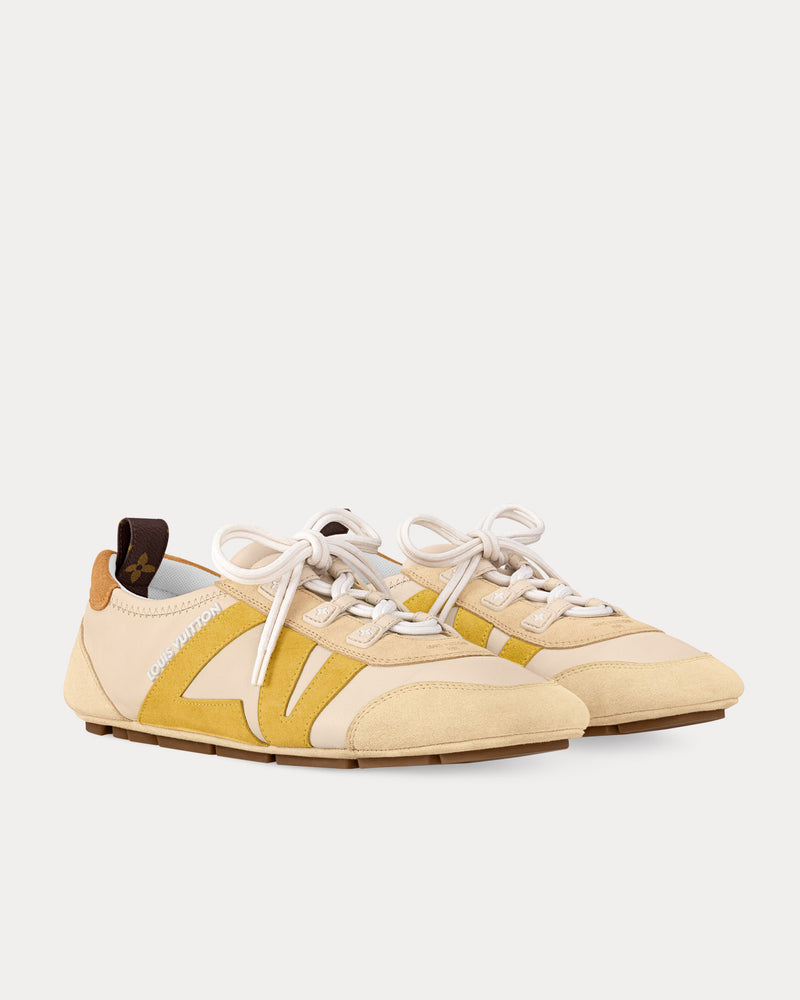 Louis Vuitton LV Sneakerina Light Beige Low Top Sneakers - 3