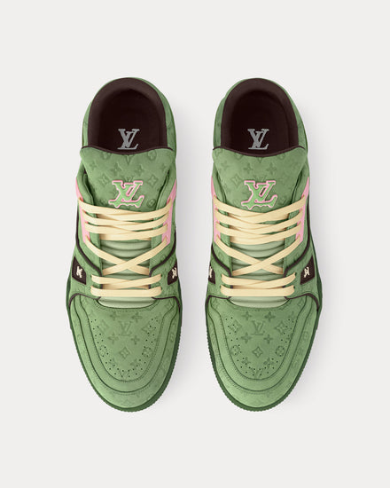 Footwear Lv Monogram Louis Vuitton Shoes Green Louis Vuitton Men's