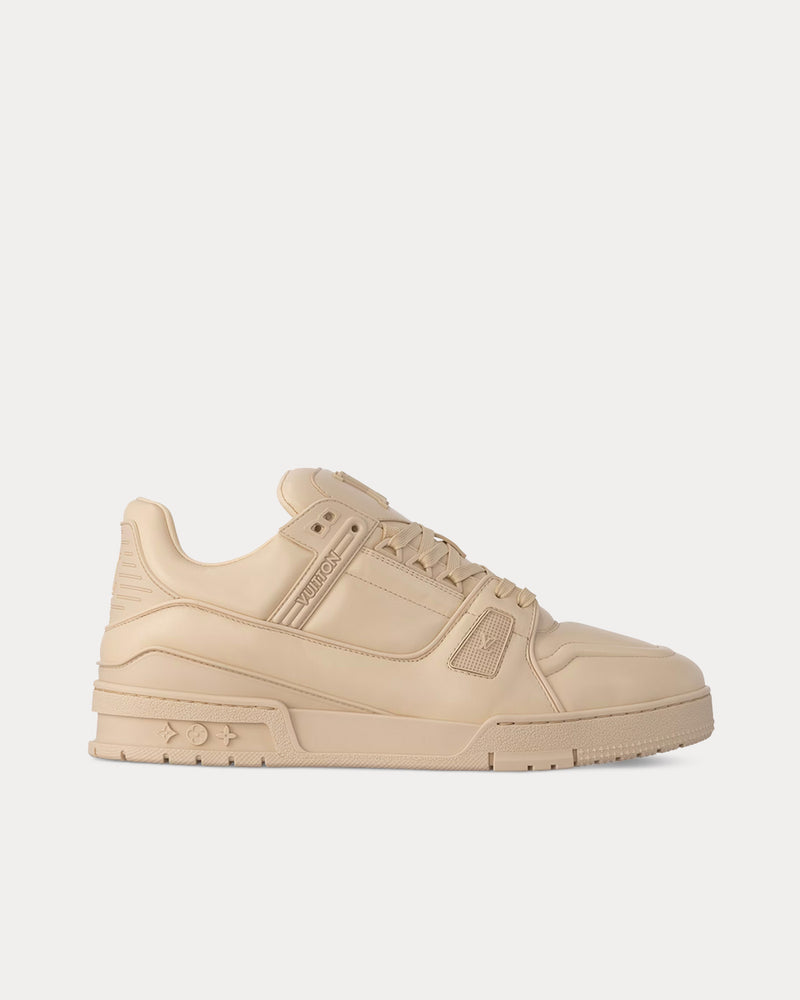Louis Vuitton LV Trainers Beige Low Top Sneakers - 1